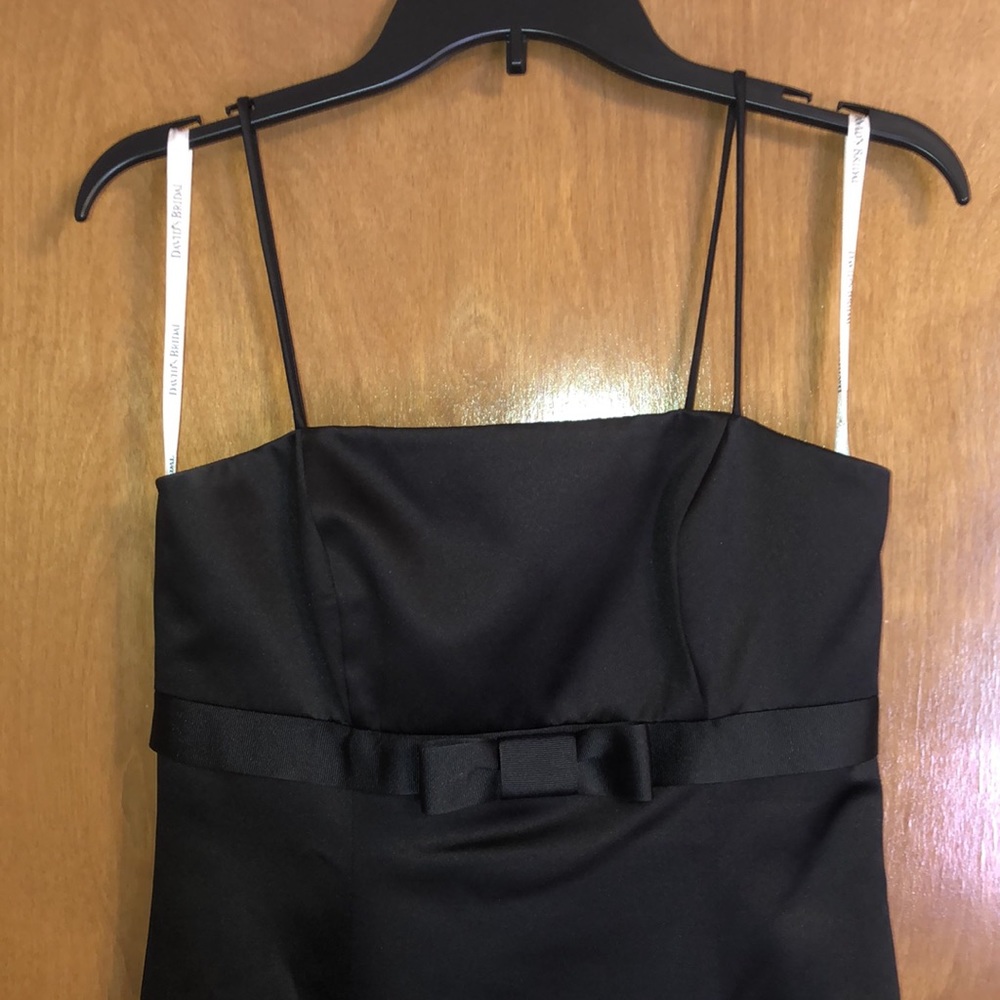 David’s Bridal Bridesmaid Black Dress and Jacket - Picture 2 of 11